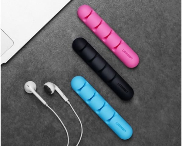 2 Pcs Flexible Silicone Cable Organizer