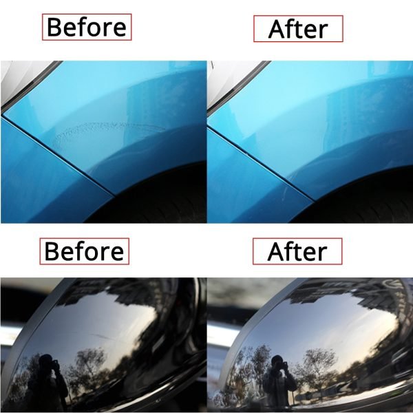 Car Scratch Hiding Polishing Paste with Sponge