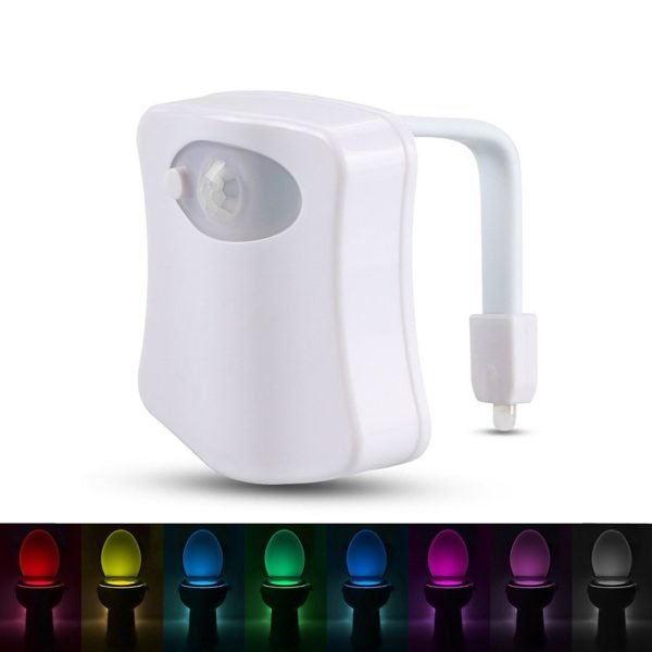 Smart Toilet Seat with Motion Sensor and Night Light
