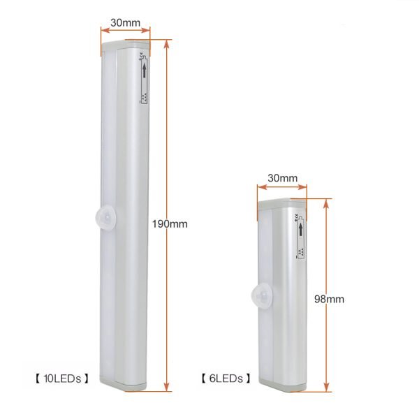 6/10 LEDs PIR LED Motion Sensor Light