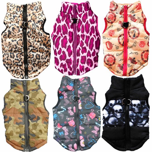Colorful Winter Pet's Vest